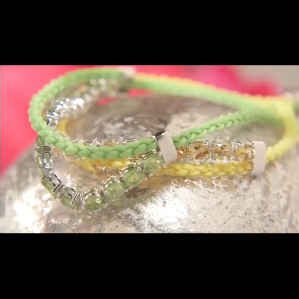 NYC ll Chuck Clemency gemstone bolo bracelet